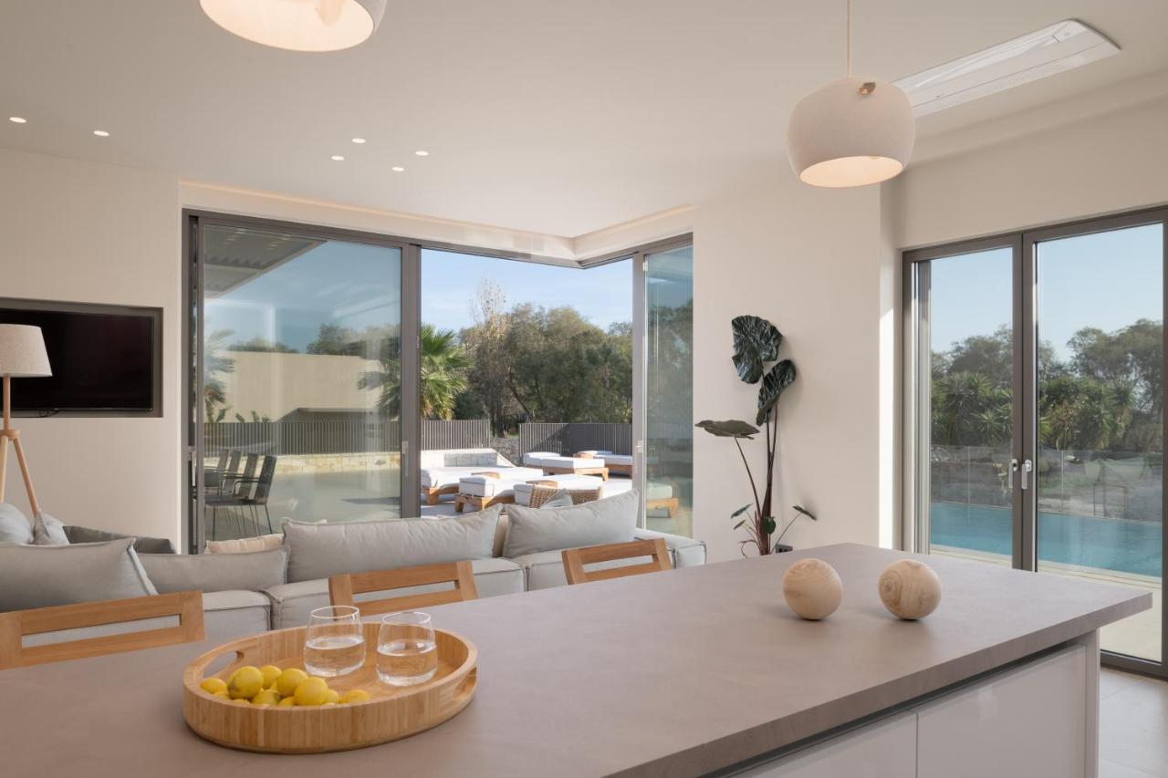 Athina Luxury Villa, With Pool & Walk To The Beach, By Thinkvilla Chania  Exterior photo